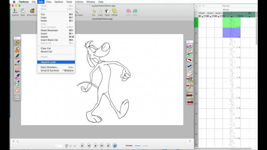 Digicel flipbook animation software